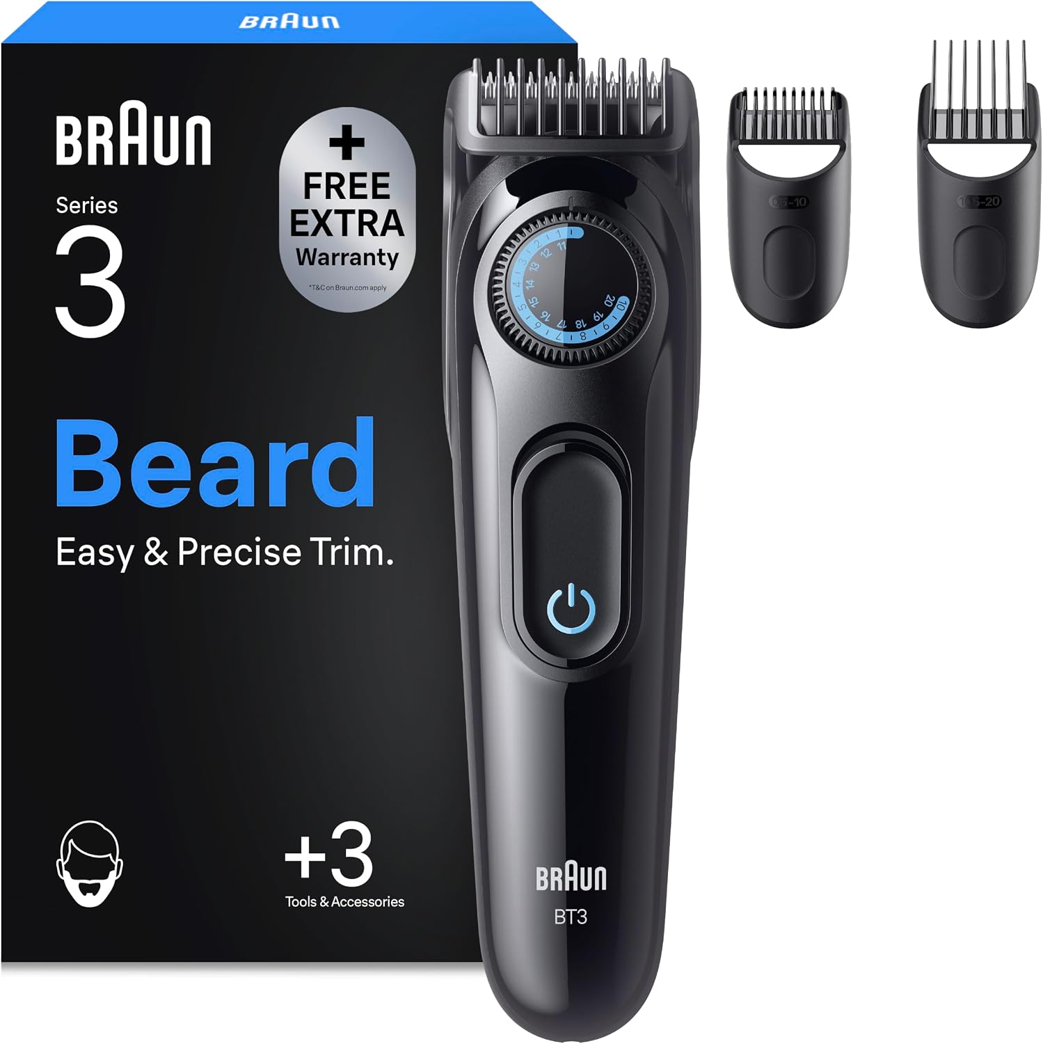 Braun Series 3 BT3520 tondeuse barbe