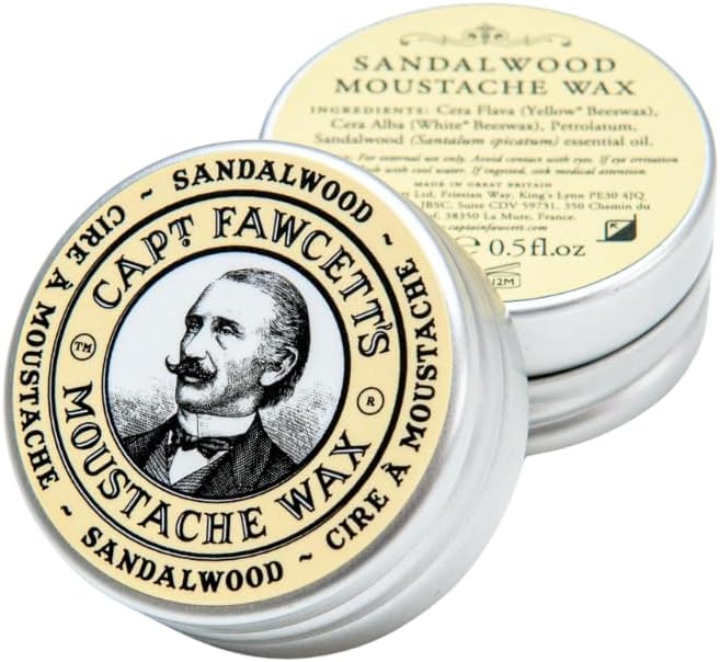 Captain Fawcett Moustache Wax Sandalwood 15 ml