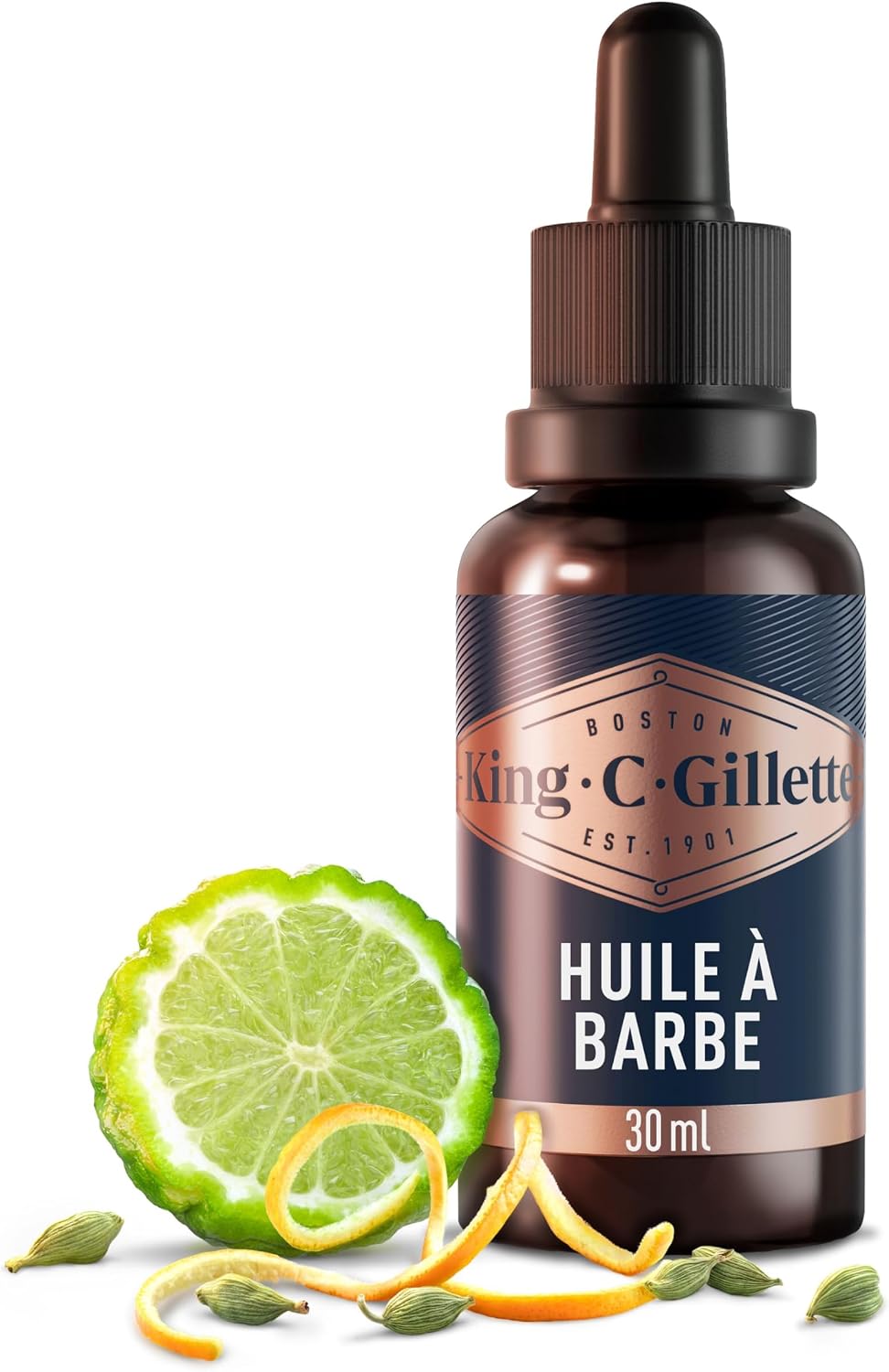 King C. Gillette Huile Barbe Homme 30ml