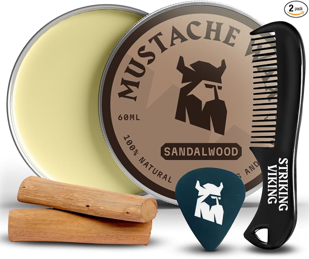 Striking Viking Kit Cire Moustache et Peigne