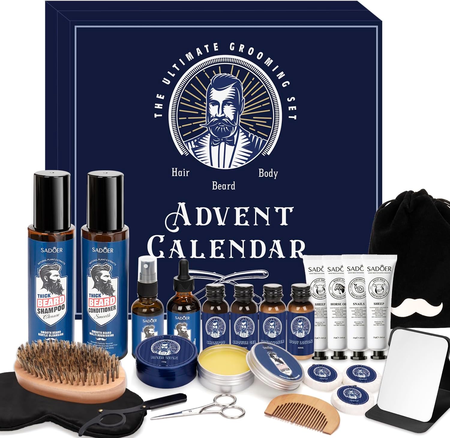 Calendrier de l'Avent 2026 homme kit d'entretien de la barbe